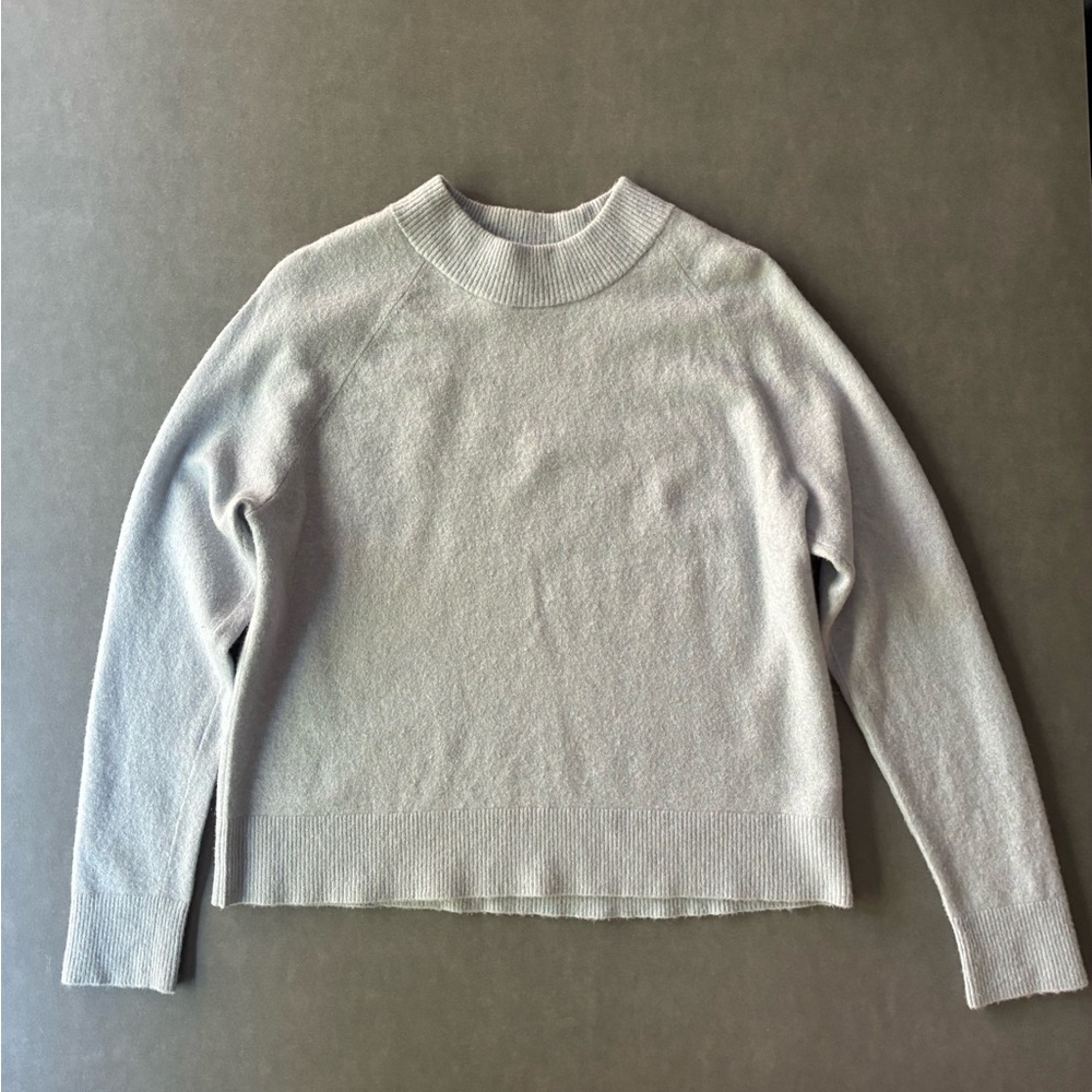 Athleta Wool Blend Light Blue Sweater